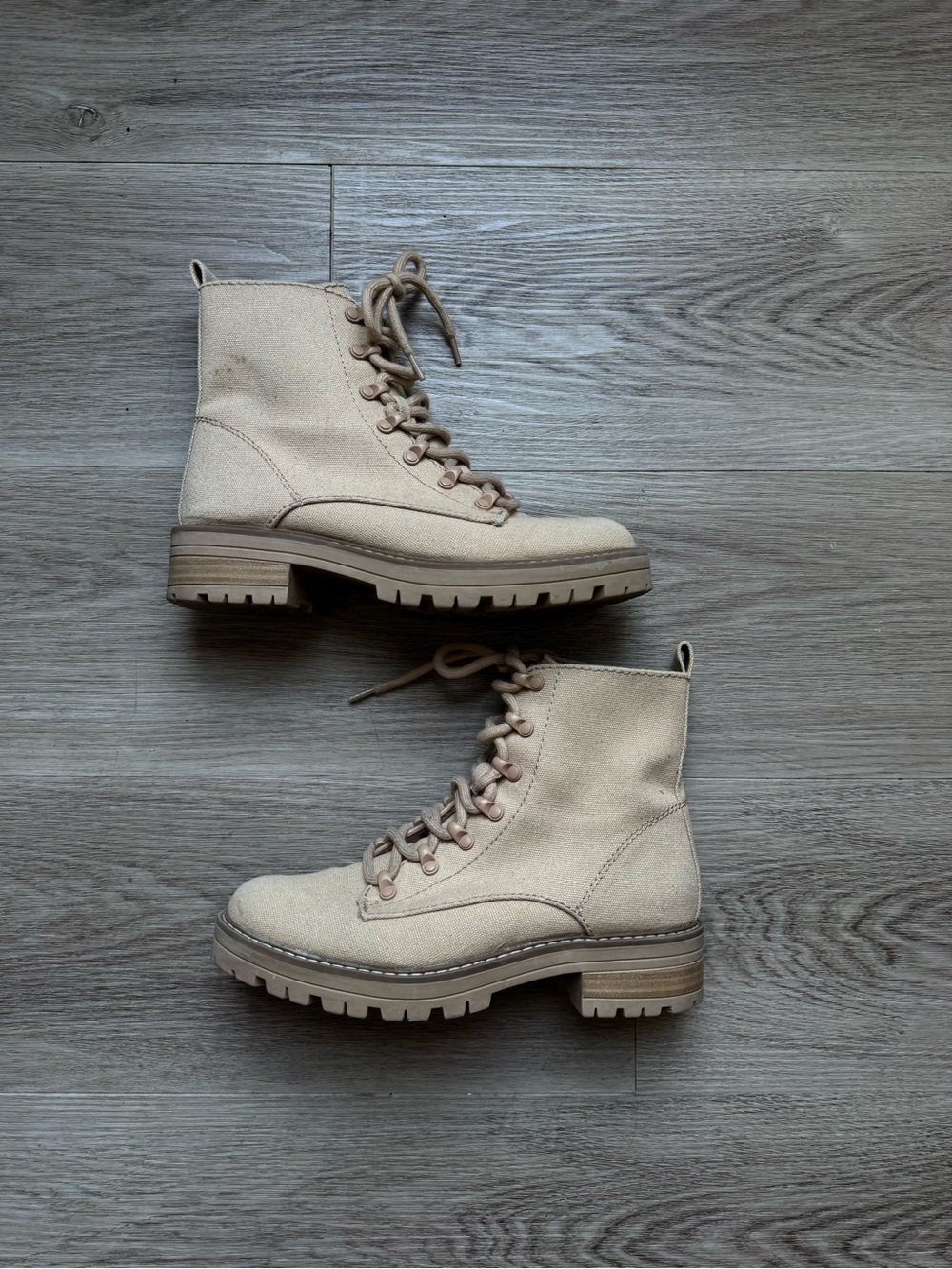 Women’s Taupe Cute Combat Boot